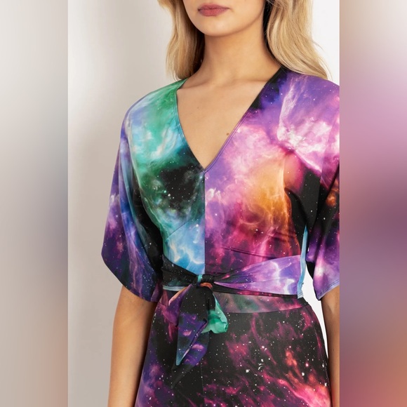 Blackmilk Galaxy Print Top - Multicolor - Picture 4 of 8